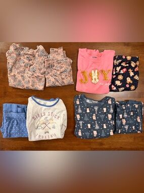 Girls Pajama Lot Size 12/14 – Rachel Zoe, Jellyfish Kids, Carter’s & Old Navy